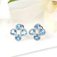 유색보석귀걸이