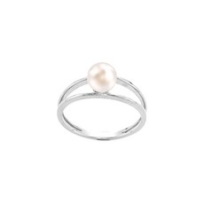 14k화이트골드진주반지