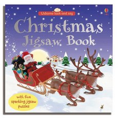 Christmas Jigsaw Book with puzzles, USBORNE Christmas Jigsaw Book