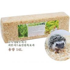 냄새를 줄여주는 힐링 편백나무베딩 15L. 소동물용 톱밥베딩, 14L, 1개