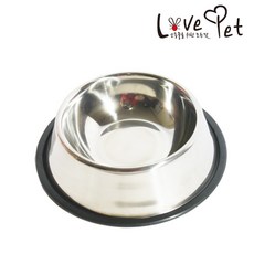 토끼 소동물 스텐 식기 18cm, 1개