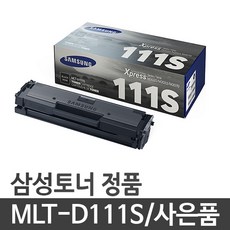 삼성전자 흑백 레이저 프린터 토너 MLT-D111S/TND, 검정, 1개