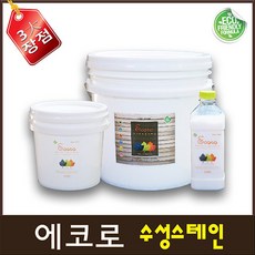 센트리알 (에코로스테인 3.5리터)수성스테인 오일스테인 친환경목재도료, 호두나무