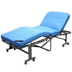 라꾸라꾸 NEW 라꾸라꾸침대 슈퍼7탄 1인용(CBK-007)+온열패드 수퍼싱글 접이식침대, 블루