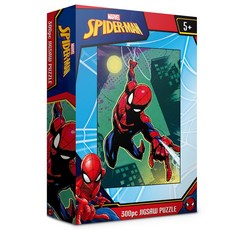 마블 퍼즐 300피스 스파이더맨 M303 직소퍼즐 액자, 500 액자 수지블루, 1개