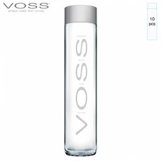 [VOSS 워터 800ml(STILL)-10pcs]/생수/탄산수/심층수/빙하수/프리미엄생수/물/, 10개, 800ml