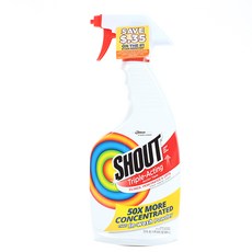 샤우트 트리플-액팅 세탁 얼룩 제거제, 650ml, 1개