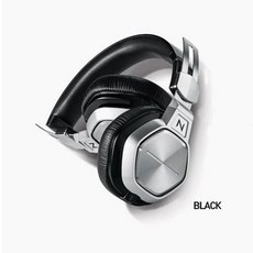 Nutz 유선 헤드폰 SWAGGA STUDIO HEADPHONE, 블랙