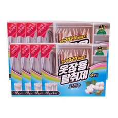 옷장용 탈취제 65g*4입 코튼향 옷장/서랍/신발장탈취제, 260g, 8개