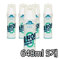 클린산소 산소캔 648ml x 5개