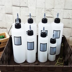 슈퍼파워 소스통 시럽통 뾰족캡 뾰족용기, 뾰족캡_PE_말랑한재질_100ml