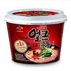 CJ 얼큰 우동한그릇용기면 221g x 18개입