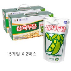 삼육 삼육두유 파우치, 190ml, 30개
