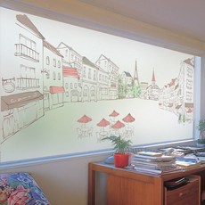 유럽카페거리시트지