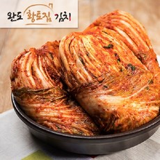 백프로 국내산 완도청정 황토집 배추김치5kg, 단일 수량, 5kg, 1개