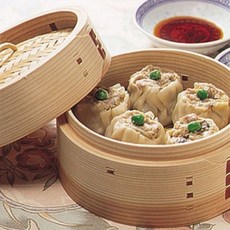 상세설명참조 일본 펄라이프 대나무 찜통 찜기 딤섬, 24cm, 1개