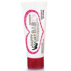 해피루시 베이비 무불소치약 60g 아기 유아치약 딸기, 1