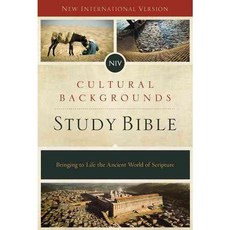 Cultural Backgrounds Study Bible: New International Version Bringing to Life the Ancient World of Scripture Red Letter Edition 양장, Zondervan