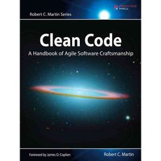 (영문도서) Clean Code: A Handbook of Agile Software Craftsmanship, Prentice Hall