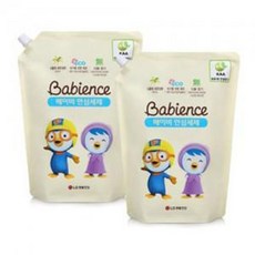 베비언스 뽀로로 베이비 안심 섬유유연제 리필, 2개, 2000ml