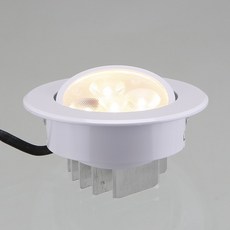 일신 비츠온 LED 3인치 매입등 5W 안정기일체형, 유백 전구색, 1개