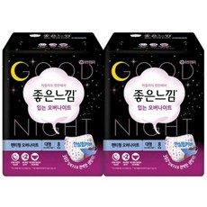 좋은느낌 입는 오버나이트 대형 8, 2개, 8개입