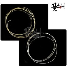 꽃소니 네일와이어 골드 실버 네일용와이어 0.2mm, 1개