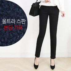 킴미스타일 여성용 겨울 본딩기모 블랙 스키니 ( 울트라 스판본딩기모 )