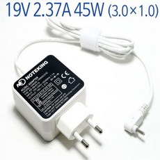 노트킹 삼성 노트북 Always NT900X5N-L59S 용 일체형 아답타 19V 2.37A 45W 호환 전용 어댑터 충전기, 1개