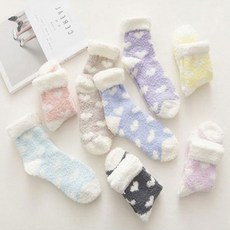 포근한수면양말수족냉증후리스보온양말여성양말