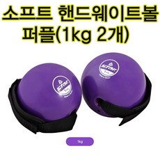 스타 소프트 핸드웨이트볼 1kg 아령볼 토닝볼 요가운동볼