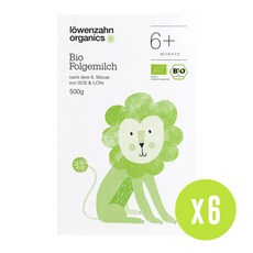 뢰벤짠 오가닉 폴게밀히 6개월 500g 분유, 6통