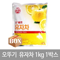 오뚜기 오쉐프 유자차 (1kg x 12개) 1박스, 1kg, 1개, 12개