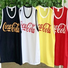 코카콜라 커플 메쉬 나시