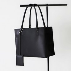 까르망 프렌치쇼퍼백 숄더백 기저귀가방, 블랙