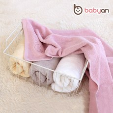 [베이비앙] 국내산 무형광 천기저귀&가제손수건&40수 아기목욕타올(오후5시이전 주문건 다음날도착), 38_심볼 40수 목욕타올 크림, 1개