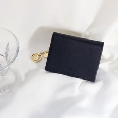 D.LAB Minette Half Wallet - Navy - 별자리키링 증정