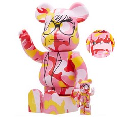 하비토모 베어브릭 앤디워홀 Camo100% & 400% Set
