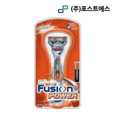 질레트 퓨전 파워 면도기 전기진동, 1개, 1