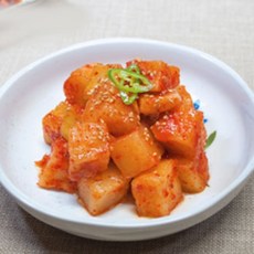 참가득총각김치