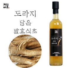 자연비초 도라지담은 발효식초 500ml 무설탕, 1개, 1개