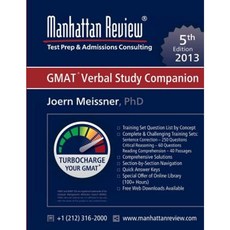 Manhattan Review GMAT Verbal Study Companion [5th Edition] Paperback, Manhattan Review, Inc.