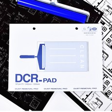 국산 정품 종이 DCR PAD - 5권 포장 PCR 점착 크린 패드 330x240, 5개