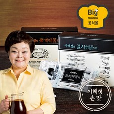 빅마마 이혜정 멸치+꽃게 해물 다시팩 2종, 단품