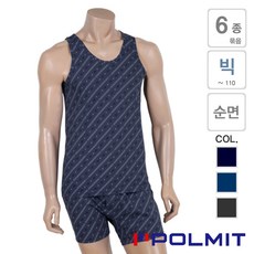 폴밋 순면 남성 런닝 팬티 6종 세트 PMR440-3 PMT383-3