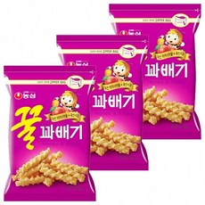 농심) 꿀꽈배기(대용량) x 4개 국내산 아카시아꿀 달콤 재미있는 모양, 본상품선택, 본상품선택