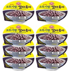 맛있는 오뚜기밥 발아흑미, 210g, 8개