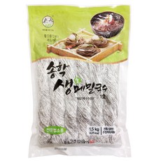[송학식품] 생메밀국수 1.5kg (9~10인분)_모밀소바_생면, 1개