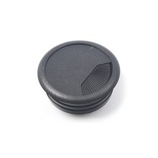 남선 PVC 책상 전선캡 - 블랙 54mm 전선정리캡 타공 구멍 마개 커버 덮개 홀캡