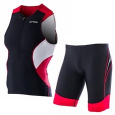 ORCA CORE TRI TANK+TRI SHORT(검정+빨강)(오르카 경기복)